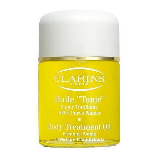 Clarins Body Age Control &amp; Firming Care Tonic Body Treatment Oil Izdelek proti celulitu in strijam za ženske 100 ml poškodovana škatla