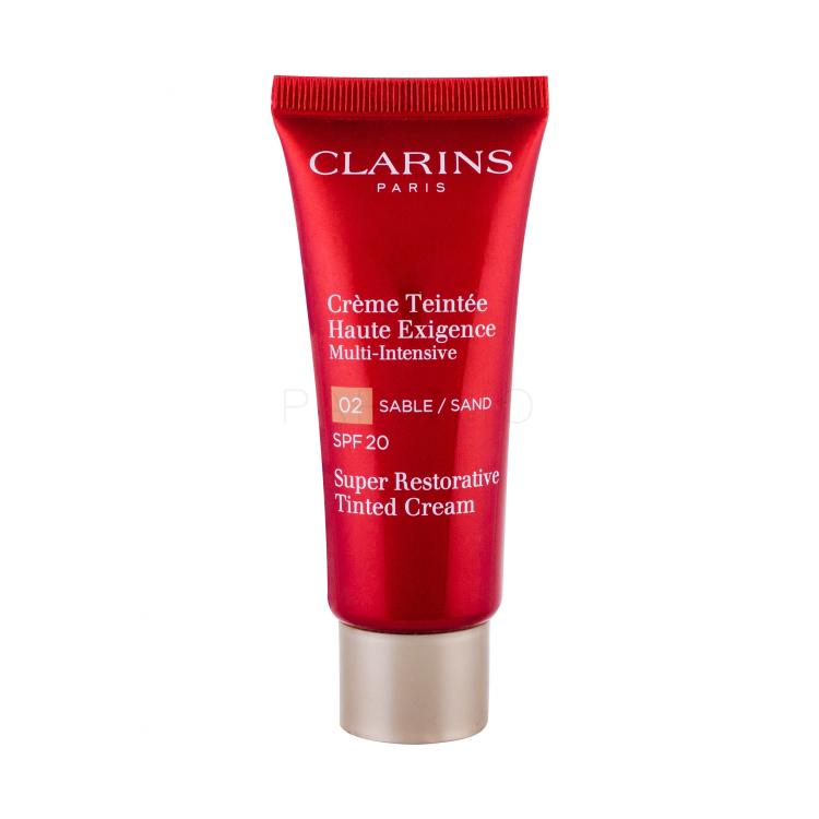 Clarins Age Replenish Super Restorative Tinted Cream SPF20 Puder za ženske 40 ml Odtenek 02 Sand tester