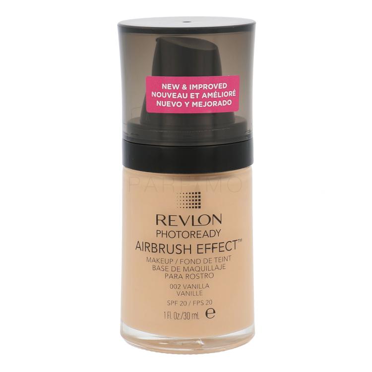 Revlon Photoready Airbrush Effect SPF20 Puder za ženske 30 ml Odtenek 002 Vanilla