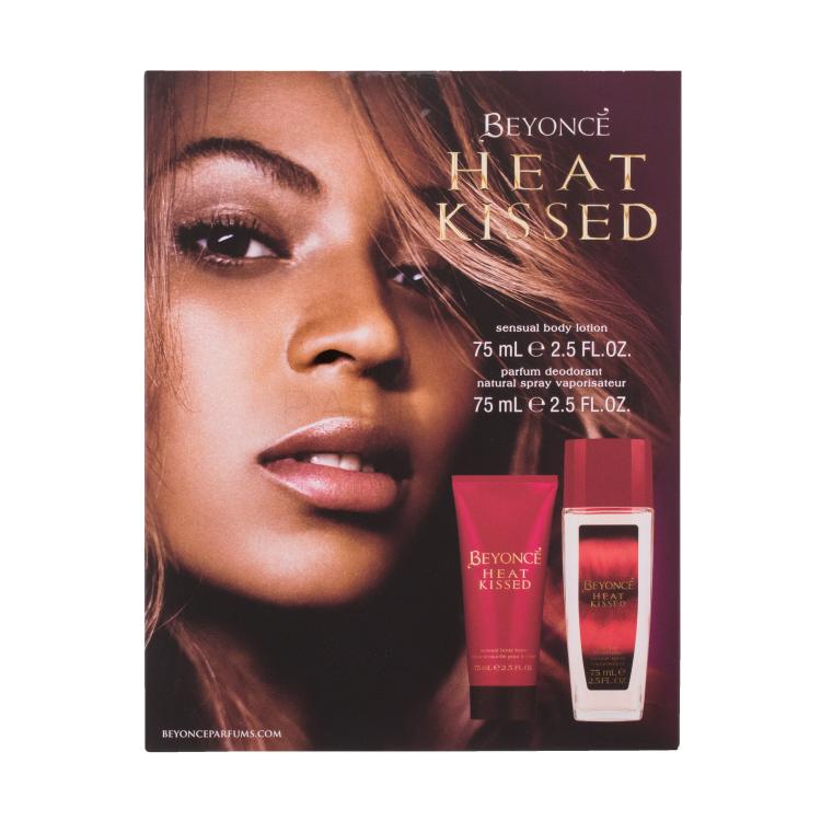Beyonce Heat Kissed Darilni set deodorant v spreju 75 ml + losjon za telo 75 ml