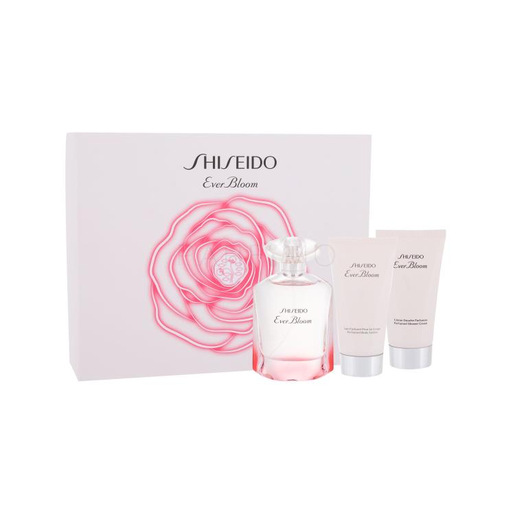 Shiseido Ever Bloom Darilni set parfémovaná voda 50 ml + sprchový krém 50 ml + tělové mléko 50 ml