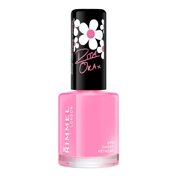 Rimmel London 60 Seconds Super Shine Lak za nohte za ženske 8 ml Odtenek 270 Sweet Retreat