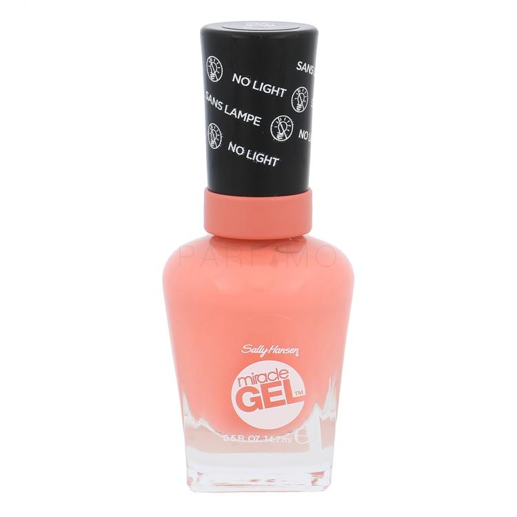 Sally Hansen Miracle Gel Lak za nohte za ženske 14,7 ml Odtenek 380 Malibu Peach