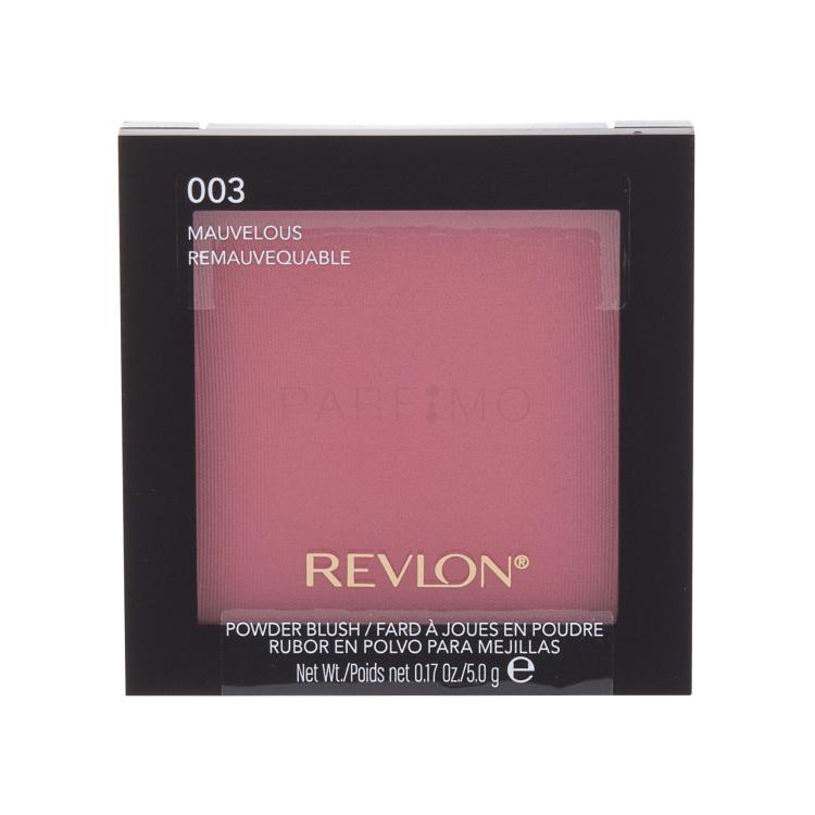 Revlon Powder Blush Rdečilo za obraz za ženske 5 g Odtenek 003 Mauvelous