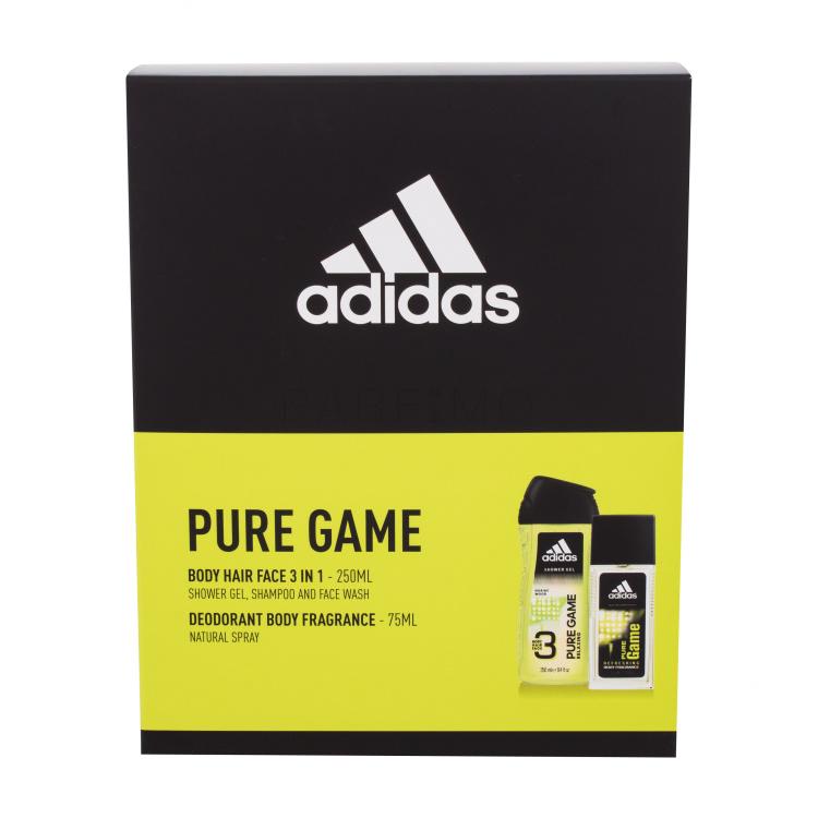 Adidas Pure Game Darilni set deodorant 75 ml + gel za prhanje 250 ml