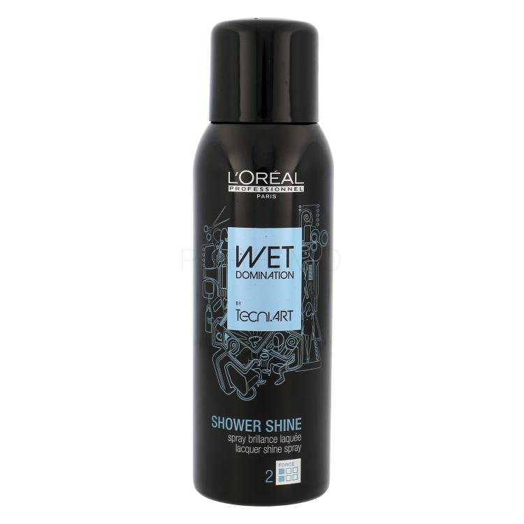 L&#039;Oréal Professionnel Wet Domination Shower Shine Lak za lase za ženske 160 ml