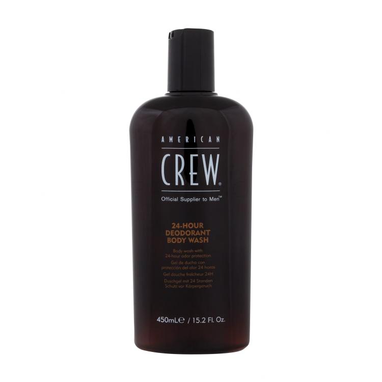 American Crew 24-Hour Deodorant Body Wash Gel za prhanje za moške 450 ml