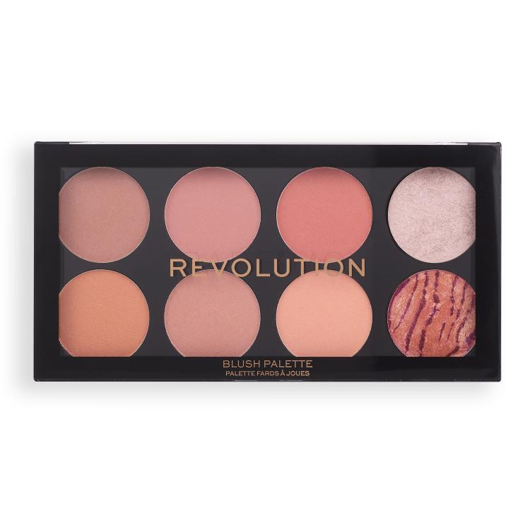 Makeup Revolution London Blush Palette Rdečilo za obraz za ženske 12,8 g Odtenek Hot Spice