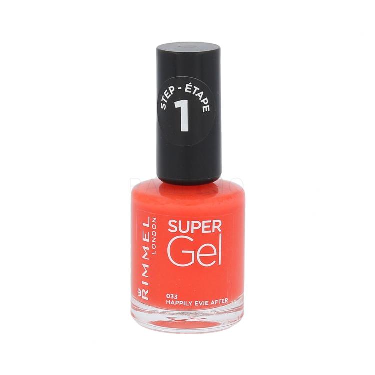 Rimmel London Super Gel STEP1 Lak za nohte za ženske 12 ml Odtenek 033 Happily Evie After