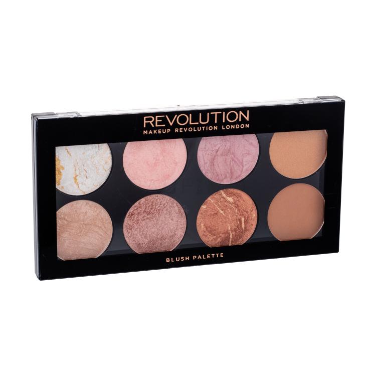 Makeup Revolution London Blush Palette Rdečilo za obraz za ženske 12,8 g Odtenek Golden Sugar