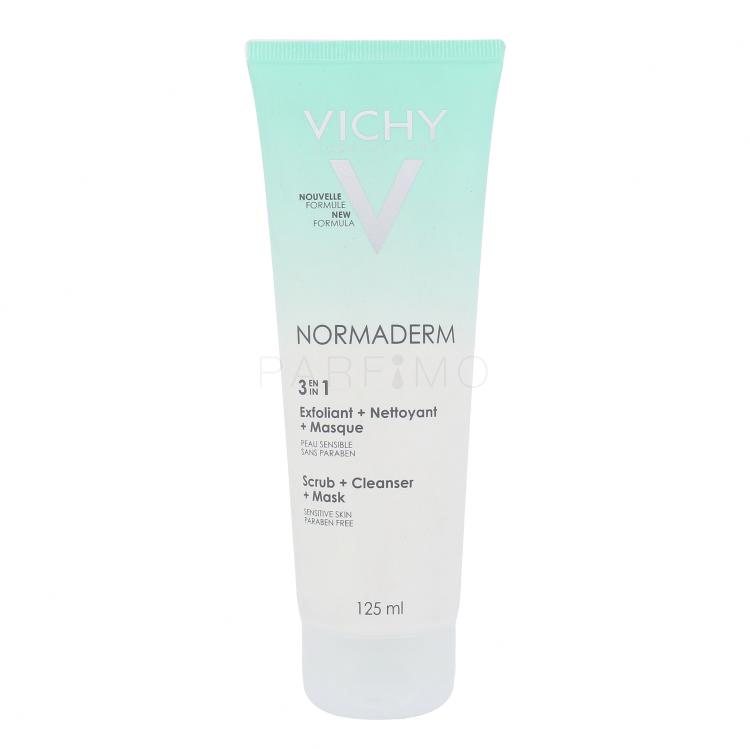 Vichy Normaderm 3in1 Scrub + Cleanser + Mask Piling za ženske 125 ml