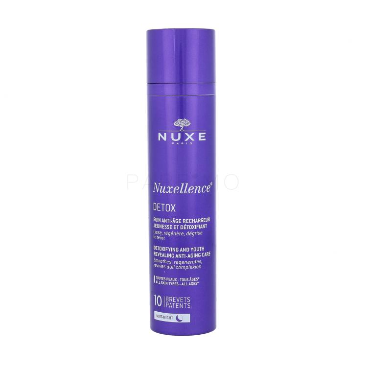 NUXE Nuxellence Detox Anti-Aging Night Care Nočna krema za obraz za ženske 50 ml tester