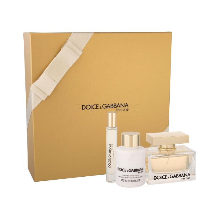Dolce&amp;Gabbana The One Darilni set parfumska voda 75 ml + losjon za telo 100 ml + losjon za telo 7,4 ml