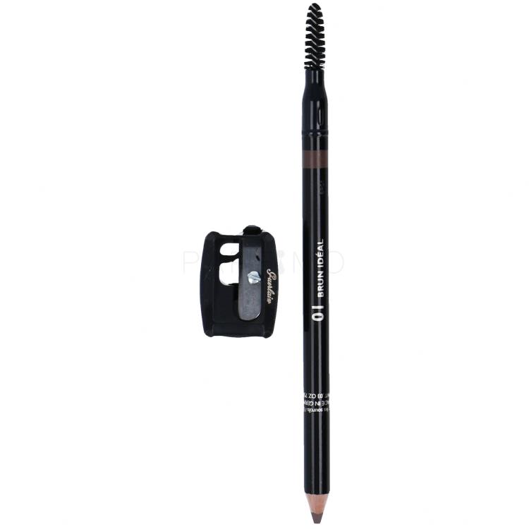 Guerlain The Eyebrow Pencil Svinčnik za obrvi za ženske 1,08 g Odtenek 01 Brun Idéal
