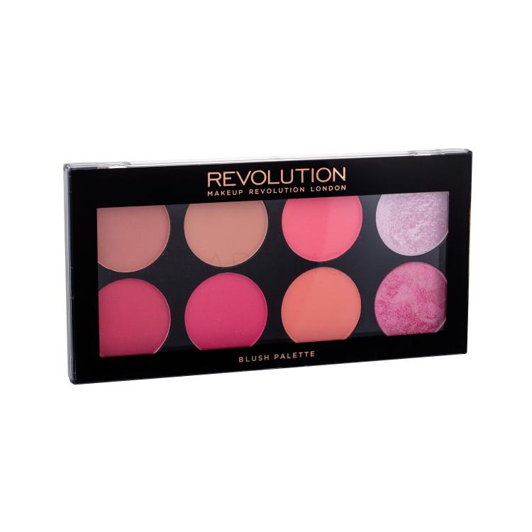 Makeup Revolution London Blush Palette Rdečilo za obraz za ženske 12,8 g Odtenek Sugar And Spice