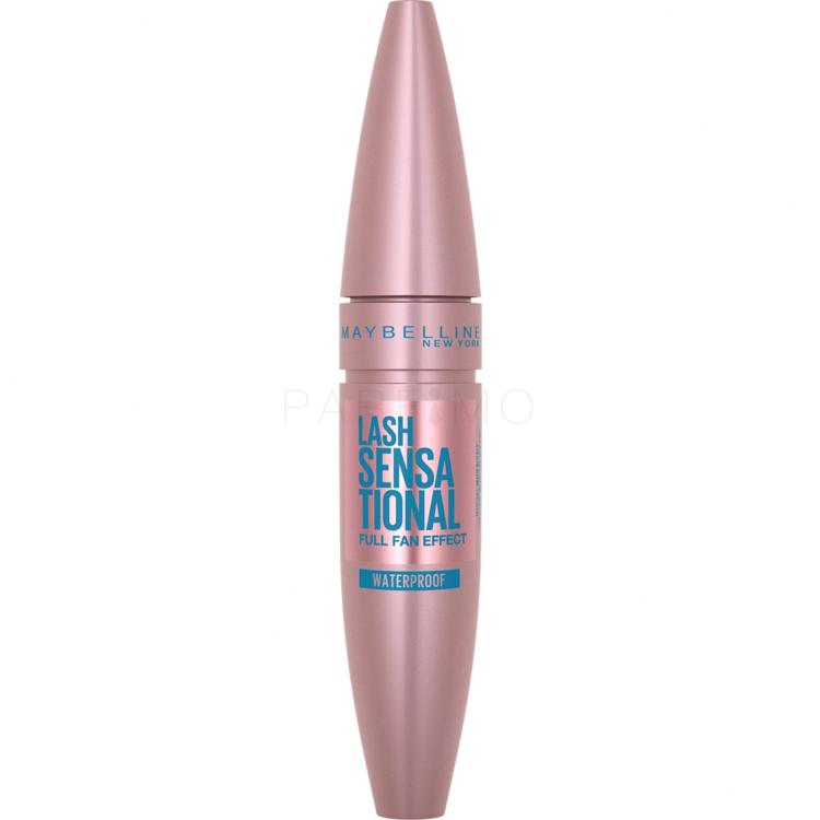 Maybelline Lash Sensational Waterproof Maskara za ženske 9,4 ml Odtenek Very Black