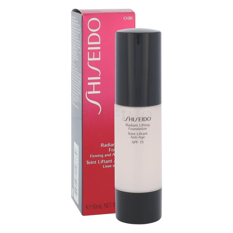 Shiseido Radiant Lifting Foundation SPF15 Puder za ženske 30 ml Odtenek O00 Very Light Ochre
