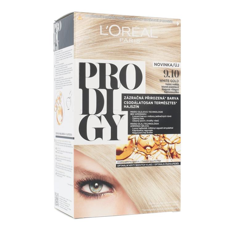 L&#039;Oréal Paris Prodigy Barva za lase za ženske 1 kos Odtenek 9.10 White Gold