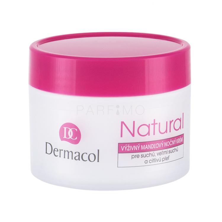 Dermacol Natural Almond Nočna krema za obraz za ženske 50 ml poškodovana škatla