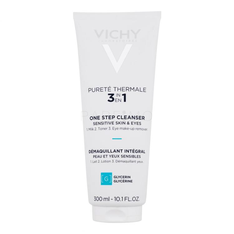 Vichy Pureté Thermale 3 in 1 Odstranjevalec ličil za obraz za ženske 300 ml