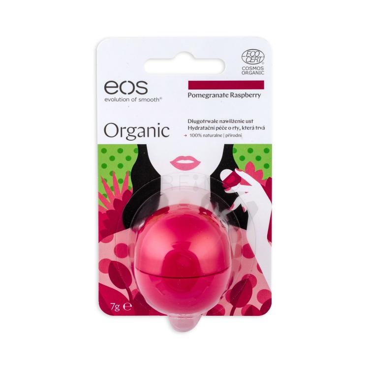 EOS Organic Balzam za ustnice za ženske 7 g Odtenek Pomegranate Raspberry