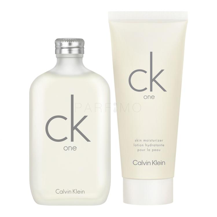 Calvin Klein CK One Darilni set toaletna voda 200 ml + mleko za telo 200 ml