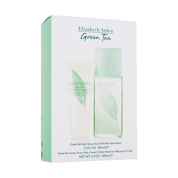 Elizabeth Arden Green Tea SET1 Darilni set parfumska voda 100 ml + krema za telo Honey Drops 100 ml