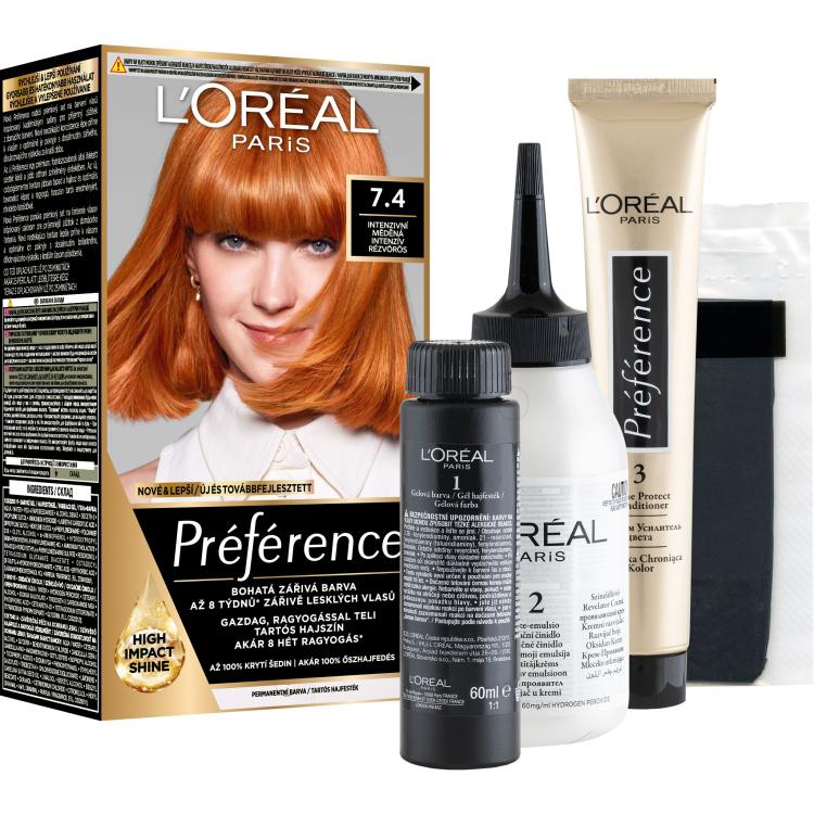 L&#039;Oréal Paris Préférence Féria Barva za lase za ženske 60 ml Odtenek 74 Dublin