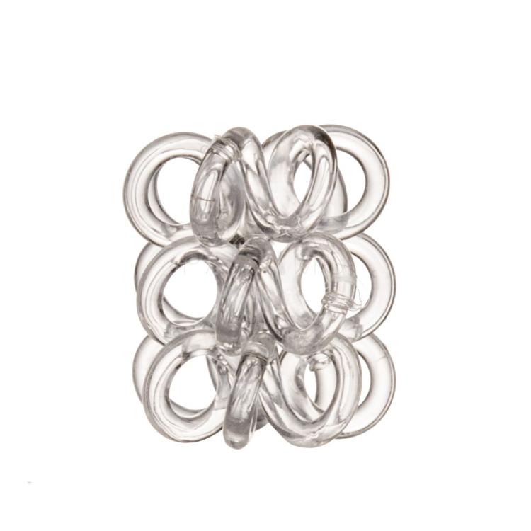 Invisibobble Nano Hair Ring Elastika za lase za ženske 3 kos Odtenek Crystal Clear