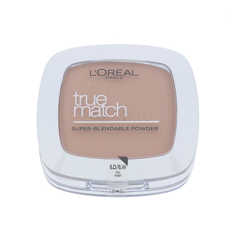 L&#039;Oréal Paris True Match Puder v prahu za ženske 9 g Odtenek D6-W6 Honey
