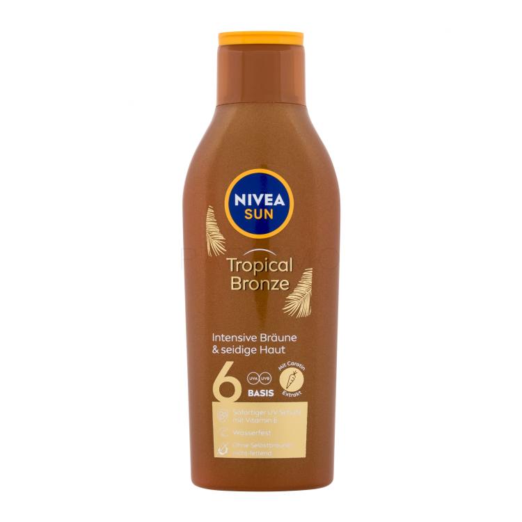 Nivea Sun Tropical Bronze Milk SPF6 Zaščita pred soncem za telo 200 ml