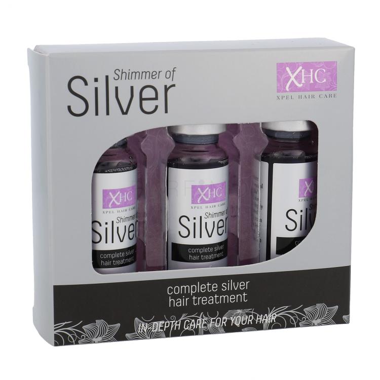Xpel Shimmer Of Silver 3x 12 ml Serum za lase za ženske 36 ml
