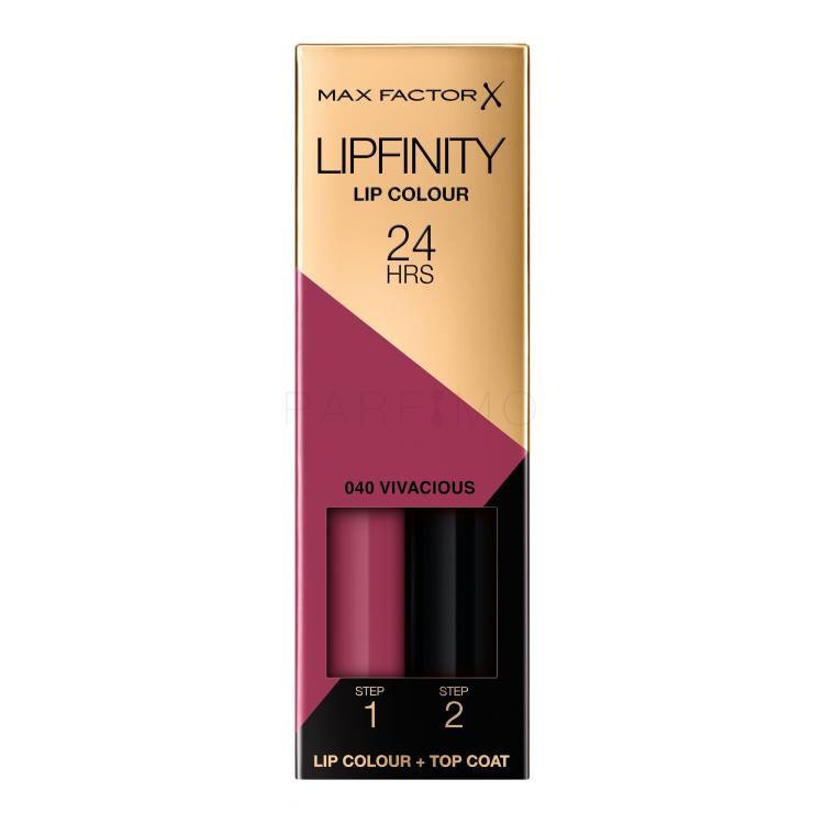Max Factor Lipfinity 24HRS Lip Colour Šminka za ženske 4,2 g Odtenek 040 Vivacious