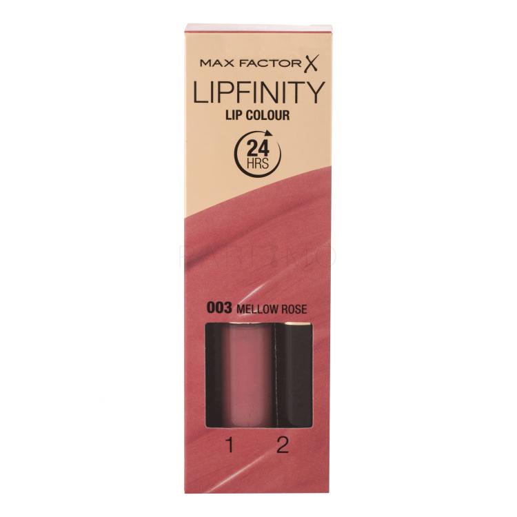 Max Factor Lipfinity 24HRS Lip Colour Šminka za ženske 4,2 g Odtenek 003 Mellow Rose