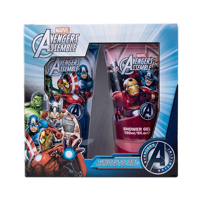 Marvel Avengers Assemble Darilni set gel za prhanje 150 ml + šampon 150 ml
