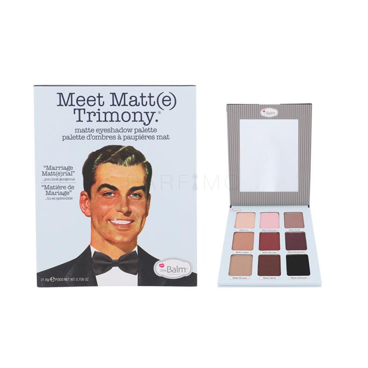 TheBalm Meet Matt(e) Trimony Eyeshadow Palette Senčilo za oči za ženske 21,6 g