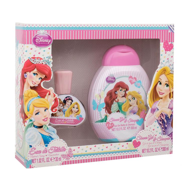 Disney Princess Princess Darilni set toaletna voda 30 ml + 2v1 gel za prhanje &amp; šampon 300 ml