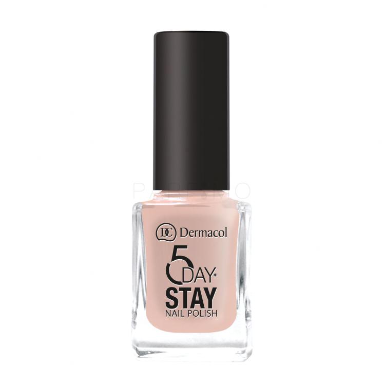 Dermacol 5 Day Stay Lak za nohte za ženske 11 ml Odtenek 08 Nude Skin