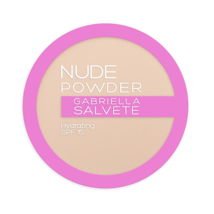 Gabriella Salvete Nude Powder SPF15 Puder v prahu za ženske 8 g Odtenek 01 Pure Nude