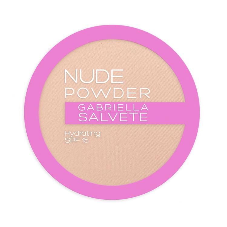 Gabriella Salvete Nude Powder SPF15 Puder v prahu za ženske 8 g Odtenek 02 Light Nude