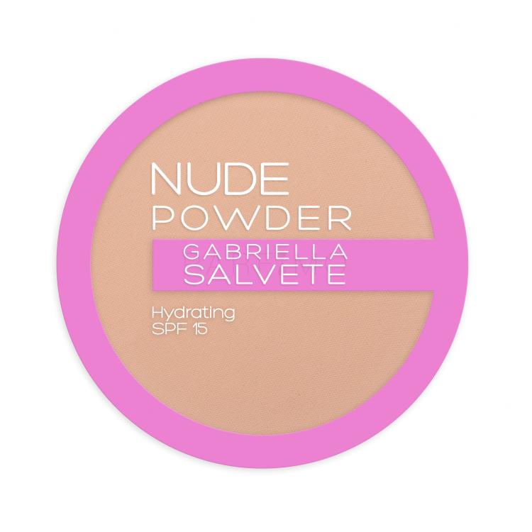 Gabriella Salvete Nude Powder SPF15 Puder v prahu za ženske 8 g Odtenek 03 Nude Sand