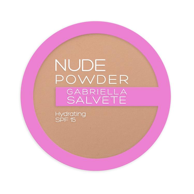 Gabriella Salvete Nude Powder SPF15 Puder v prahu za ženske 8 g Odtenek 04 Nude Beige