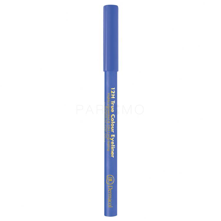 Dermacol 12H True Colour Svinčnik za oči za ženske 0,28 g Odtenek 2 Electric Blue