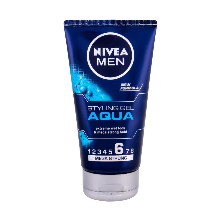 Nivea Men Aqua Gel za lase za moške 150 ml
