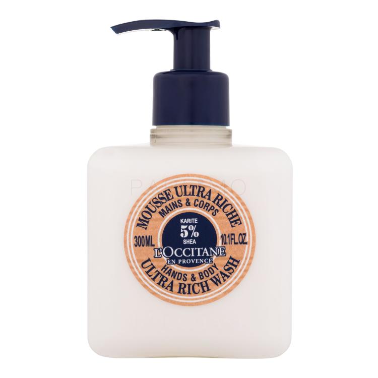 L&#039;Occitane Shea Butter Ultra Rich Tekoče milo za ženske 300 ml