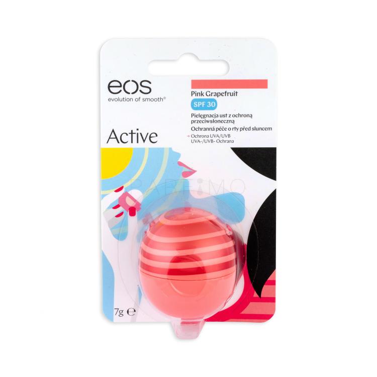 EOS Active SPF30 Balzam za ustnice za ženske 7 g Odtenek Pink Grapefruit