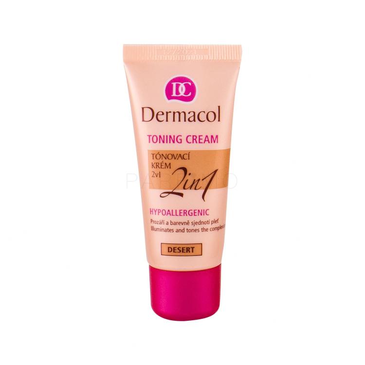 Dermacol Toning Cream 2in1 BB krema za ženske 30 ml Odtenek Desert
