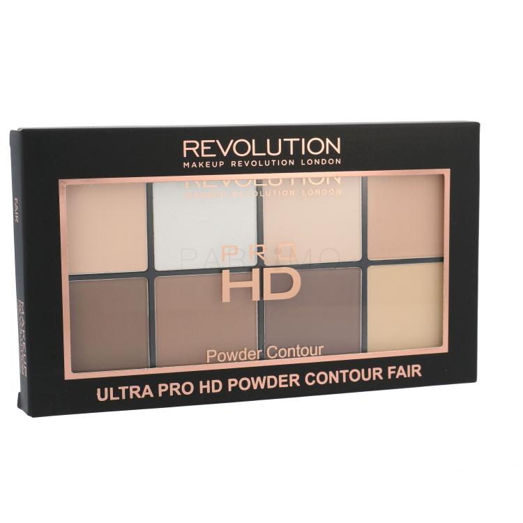Makeup Revolution London Ultra Pro HD Powder Contour Palette Paletka za konturing za ženske 20 g Odtenek Fair