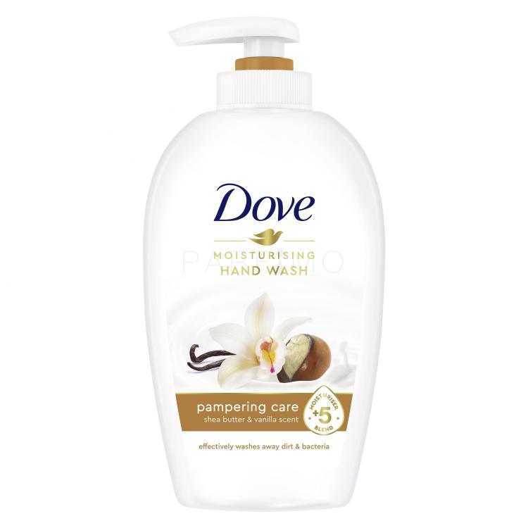 Dove Pampering Shea Butter &amp; Vanilla Tekoče milo za ženske 250 ml