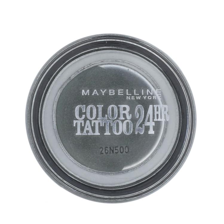 Maybelline Color Tattoo 24H Senčilo za oči za ženske 4 g Odtenek 55 Immortal Charcoal